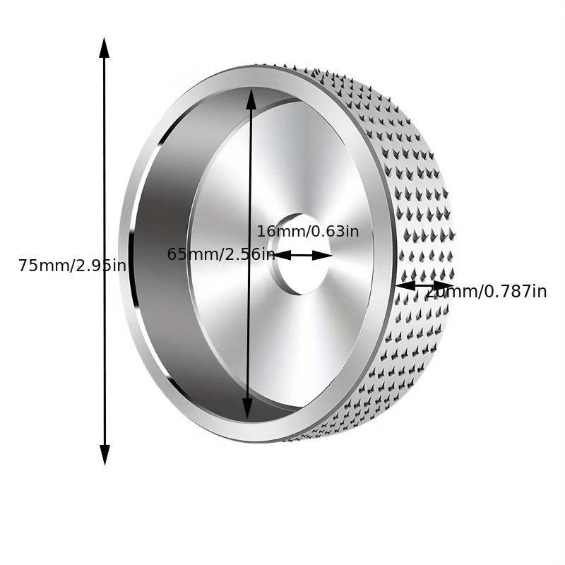 1Pc wood carving disc, 2.95 in - Art Craft Wood のレビューと価格