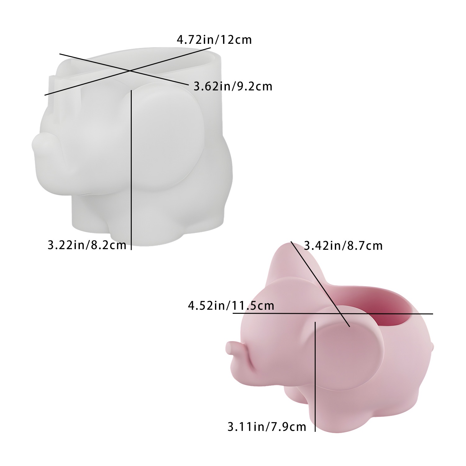 DIY Elephant Storage Cup Resin - Art Craft Vase のレビューと価格