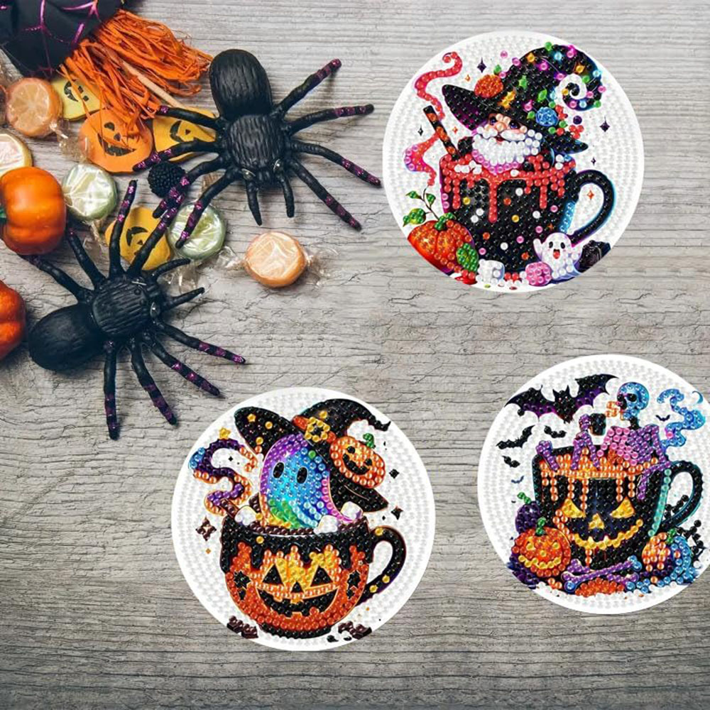 8PCS 5D Halloween Gnome Diamon - Art Craft Wood のレビューと価格