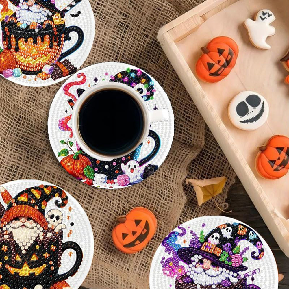 8PCS 5D Halloween Gnome Diamon - Art Craft Wood のレビューと価格