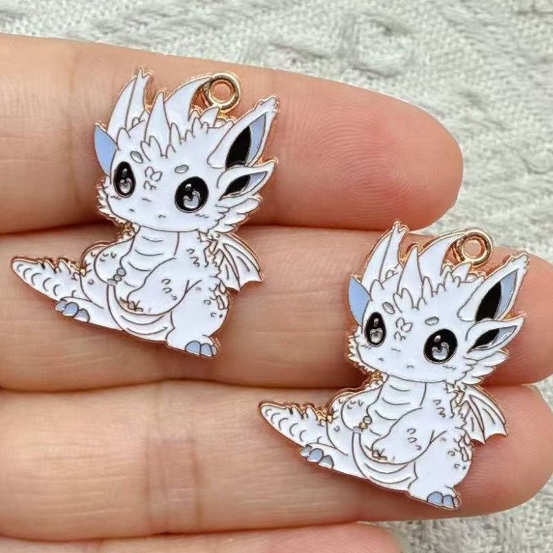 10pcs cartoon Dinosaur Charm J - Dinosaur And Craft のレビューと価格