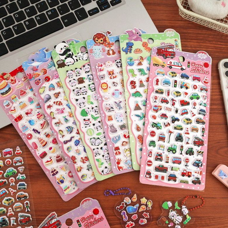 Adorable 3D Bubble Foam Sticke - Dinosaur And Craft のレビューと価格