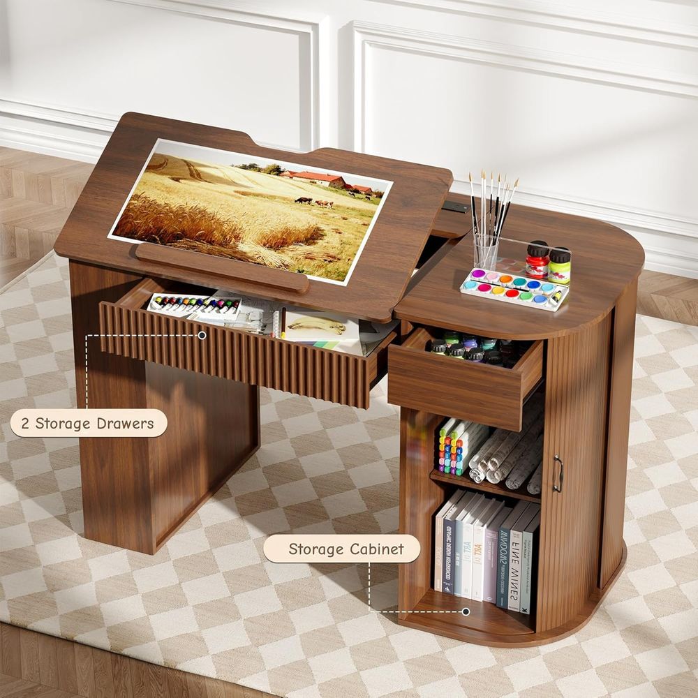 Storage Cabinet Desk with Shel - Art & Craft Supplies のレビューと価格