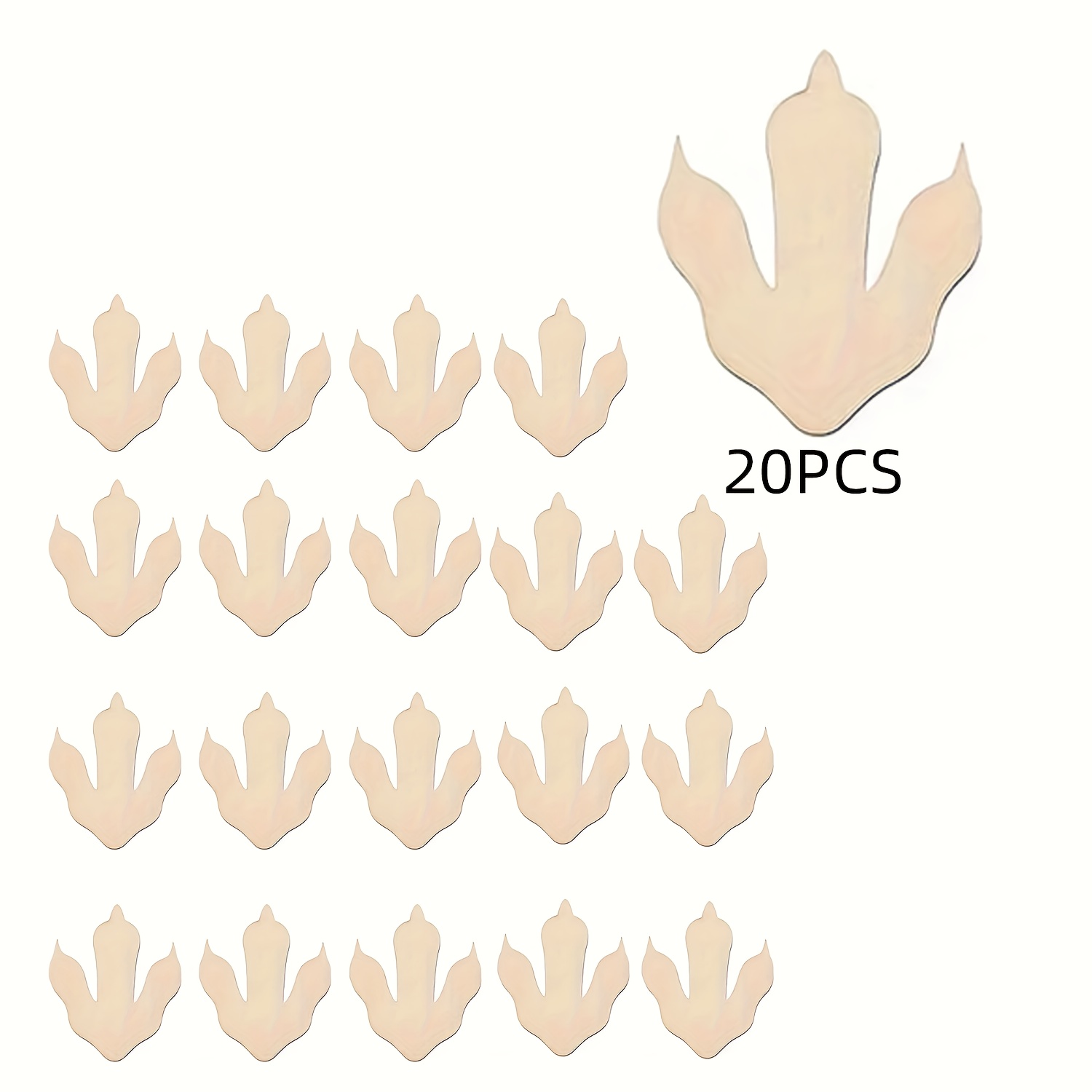 10/20 Pieces Wooden Dinosaur F - Dinosaur And Craft のレビューと価格