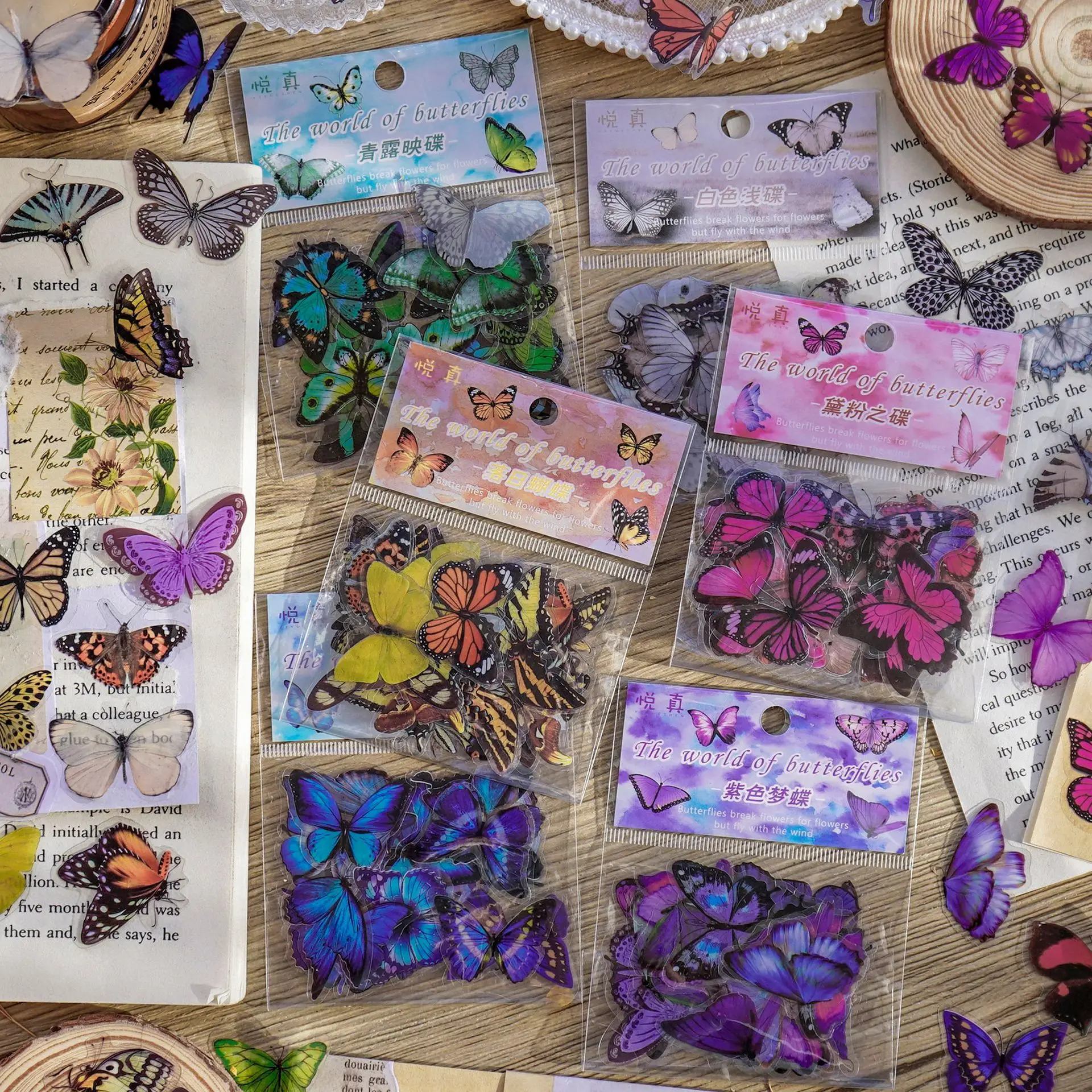 Journamm 40pcs/pack Butterfly  - Art Craft For 3 Year Old のレビューと価格