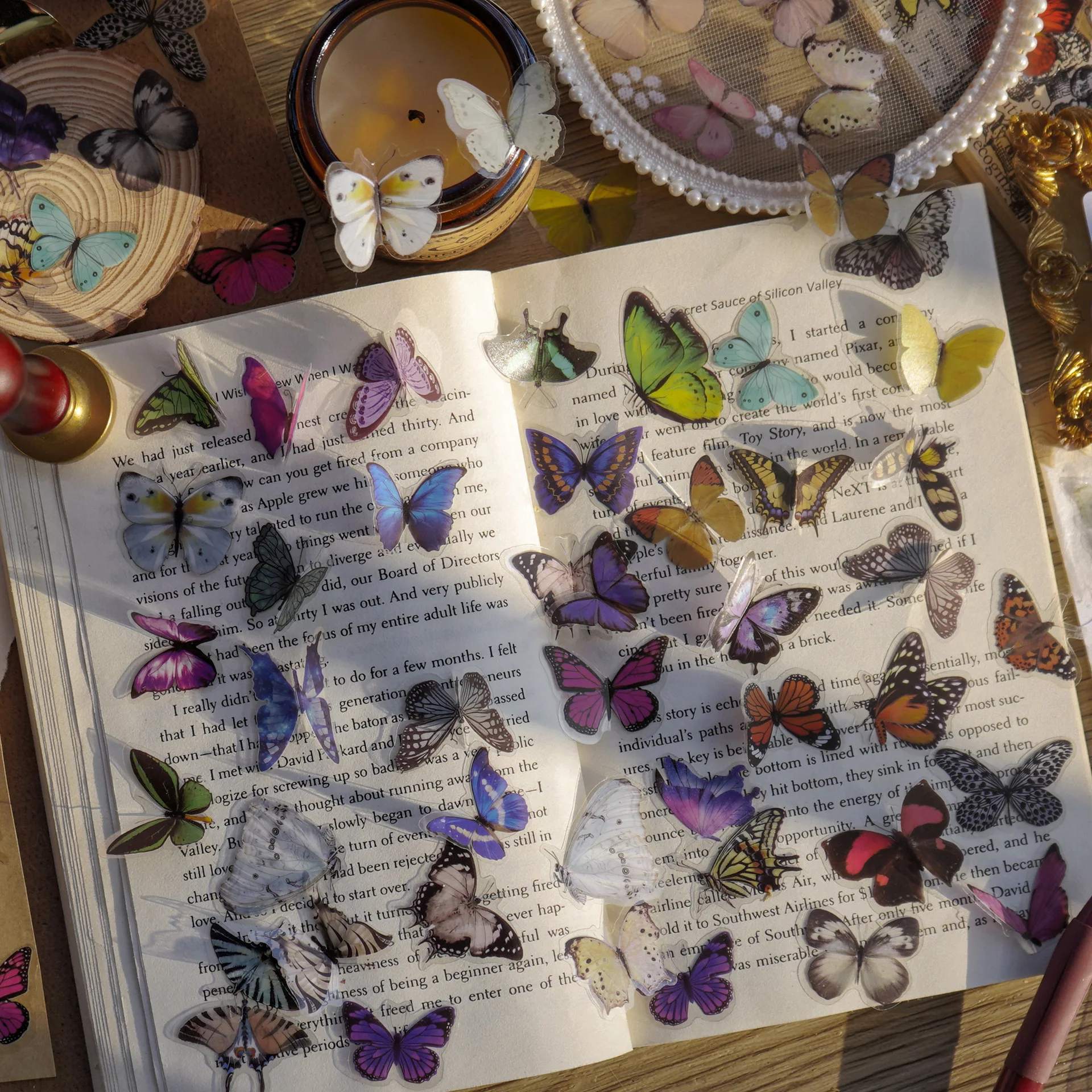 Journamm 40pcs/pack Butterfly  - Art Craft For 3 Year Old のレビューと価格
