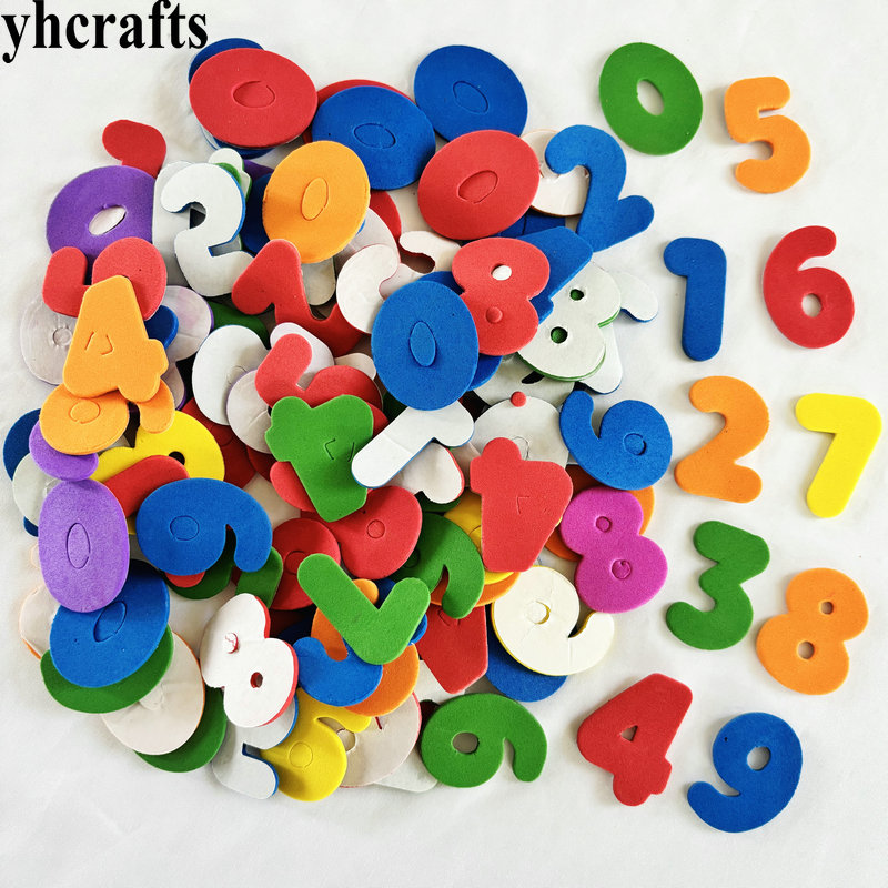 150PCS Mixed color 0-9 number  - Art And Craft Letter Z のレビューと価格