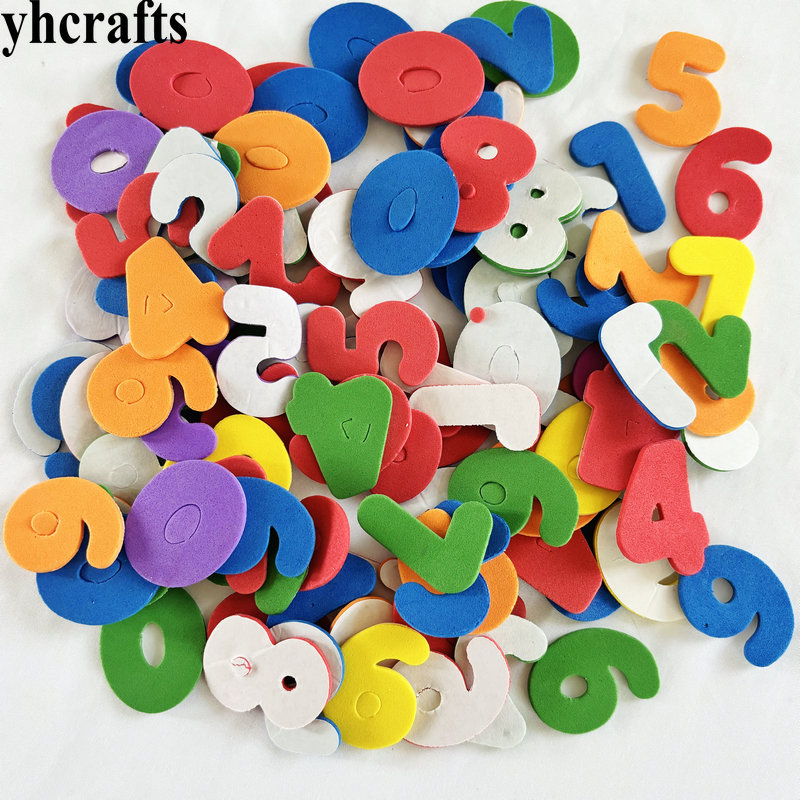 150PCS Mixed color 0-9 number  - Art And Craft Letter Z のレビューと価格