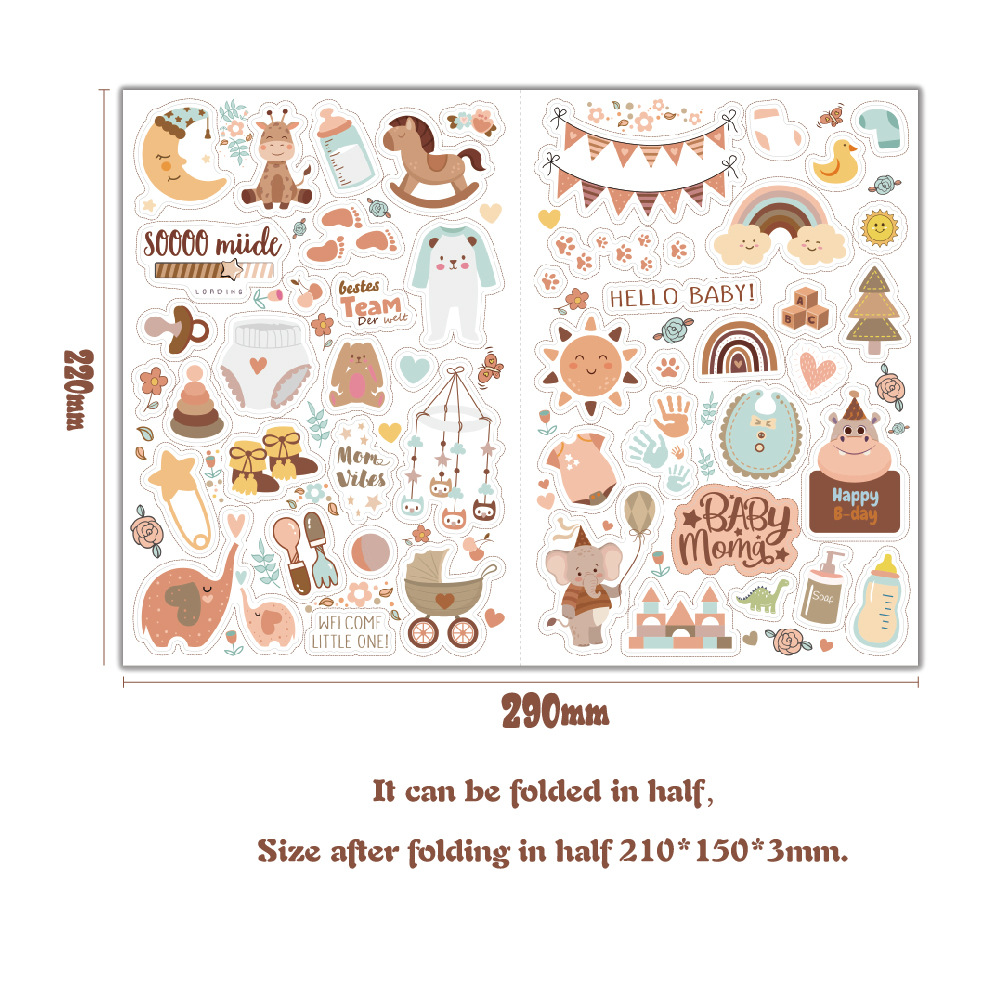 4 sheets/pack Baby Scrapbook S - Art Craft For 3 Year Old のレビューと価格