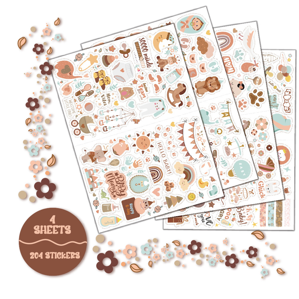 4 sheets/pack Baby Scrapbook S - Art Craft For 3 Year Old のレビューと価格