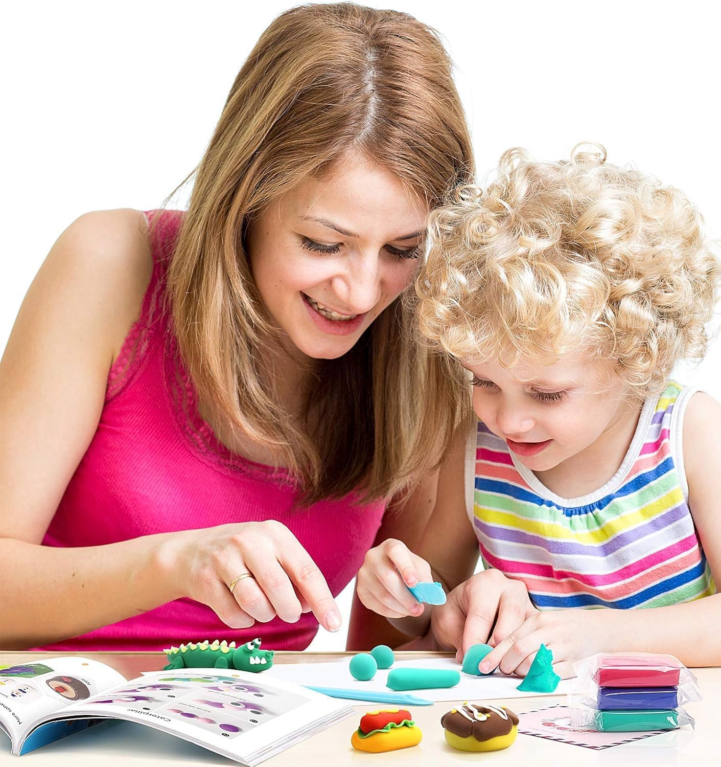 24 Colors Air Dry Clay Kit for - Art Craft Usa のレビューと価格