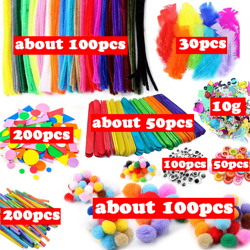 1000pcs Kids Crafts Art Suppli - Art Craft And Cloth のレビューと価格