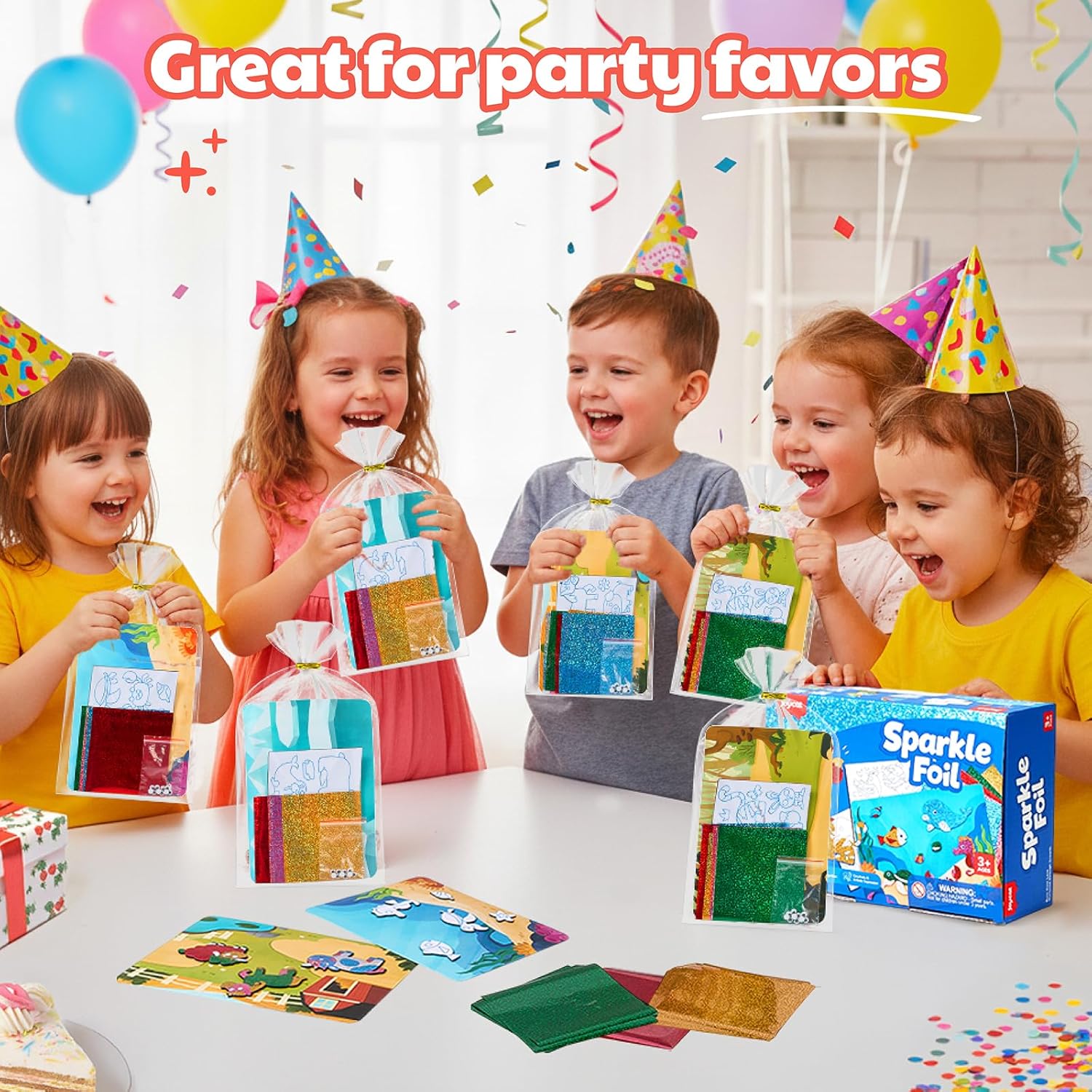 Foil Craft Party Favors Kit, 2 - Art Craft Usa のレビューと価格