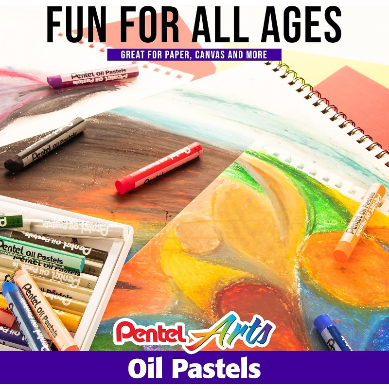 Pentel Arts Oil Pastel Set 6/1 - Chalk Pastel Set のレビューと価格