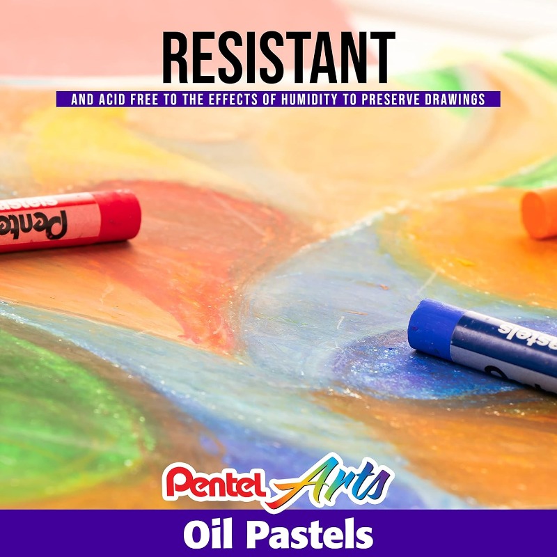 Pentel Arts Oil Pastel Set 6/1 - Chalk Pastel Set のレビューと価格