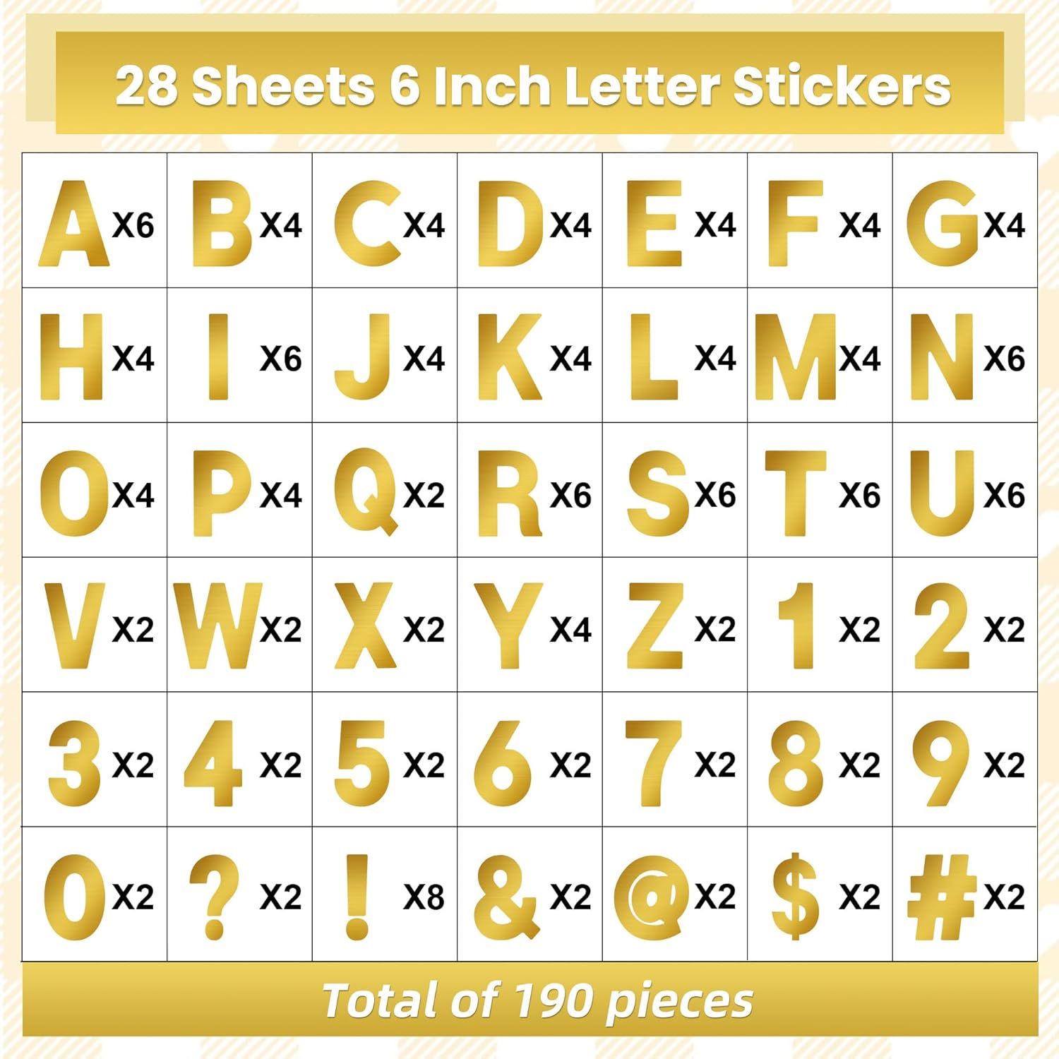 14/28 Sheets 6 Inch Letter Sti - Art And Craft Letter Z のレビューと価格