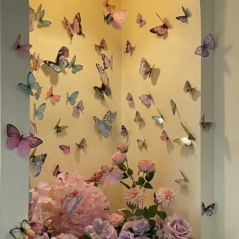 12pcs 3D Butterfly Wall Sticke - Art Craft Earth Day のレビューと価格