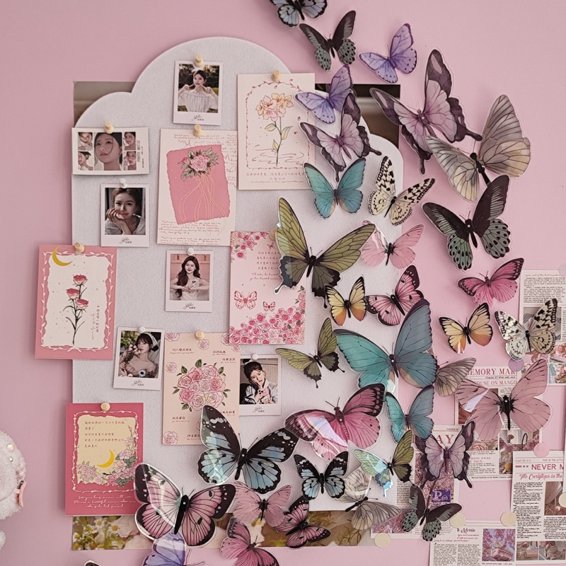 12pcs 3D Butterfly Wall Sticke - Art Craft Earth Day のレビューと価格