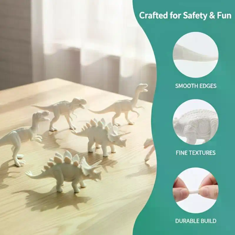 Dinosaur White Embryo Toy Set  - Dinosaur And Craft のレビューと価格