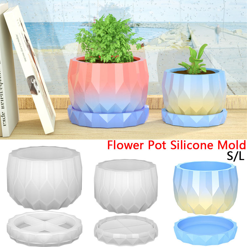 1 Set Silicone Planter Molds F - Art Craft Vase のレビューと価格