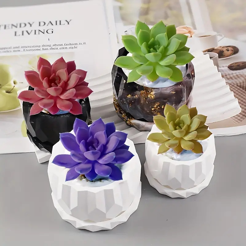 1 Set Silicone Planter Molds F - Art Craft Vase のレビューと価格
