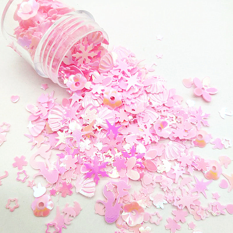 10g Pink Sequins Mix Sequin fo - Art Craft Unicorn のレビューと価格
