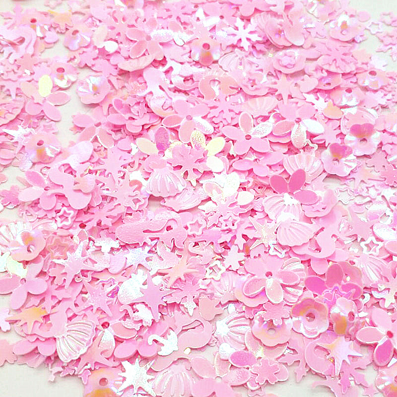 10g Pink Sequins Mix Sequin fo - Art Craft Unicorn のレビューと価格