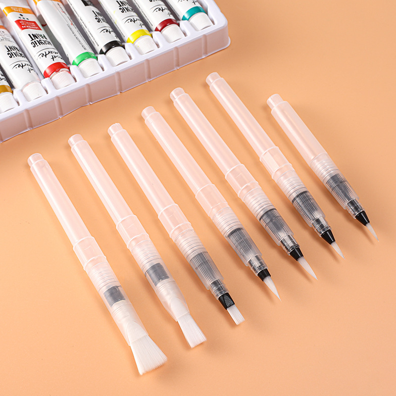 3/7pcs Watercolor Brush Pens W - Art Craft For 3 Year Old のレビューと価格