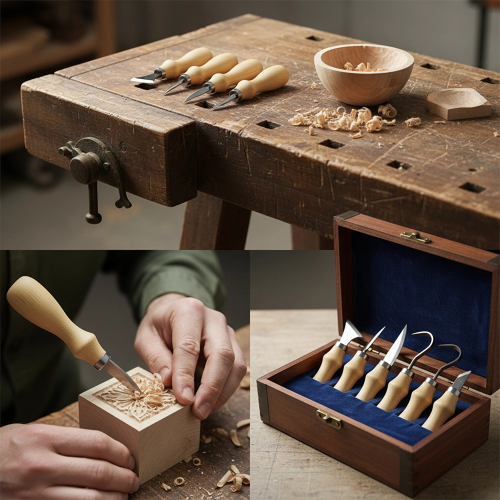 5pc Wood Carving Tools Set Oak - Art Craft Wood のレビューと価格