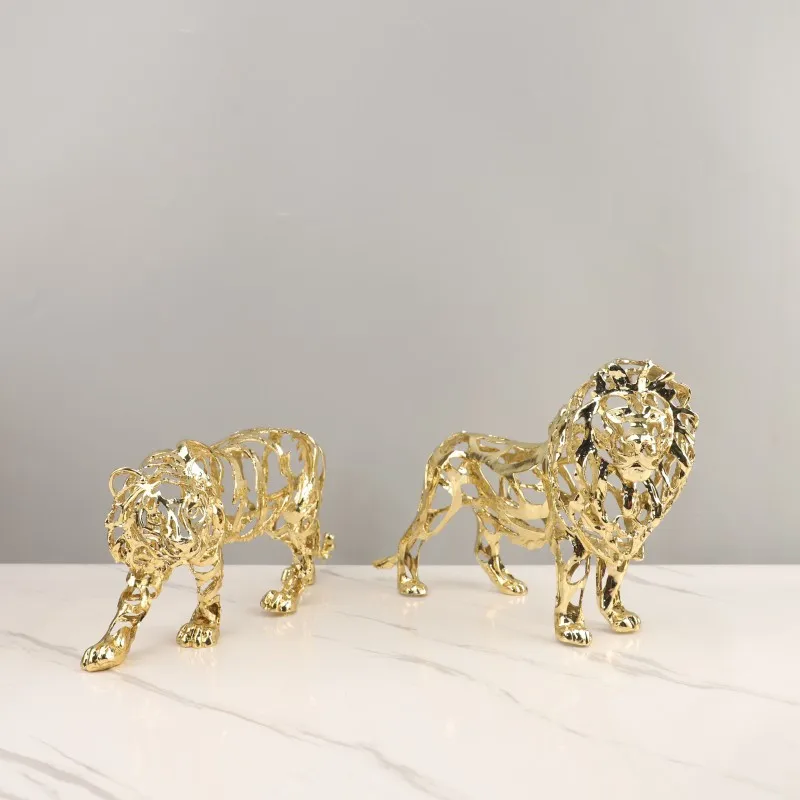 Metal Crafts Artificial Animal - Art Craft Lion のレビューと価格
