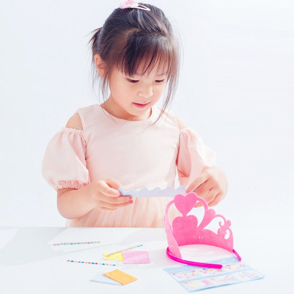 Children's Non-woven DIY Crown - Art Craft 5 Year Old のレビューと価格