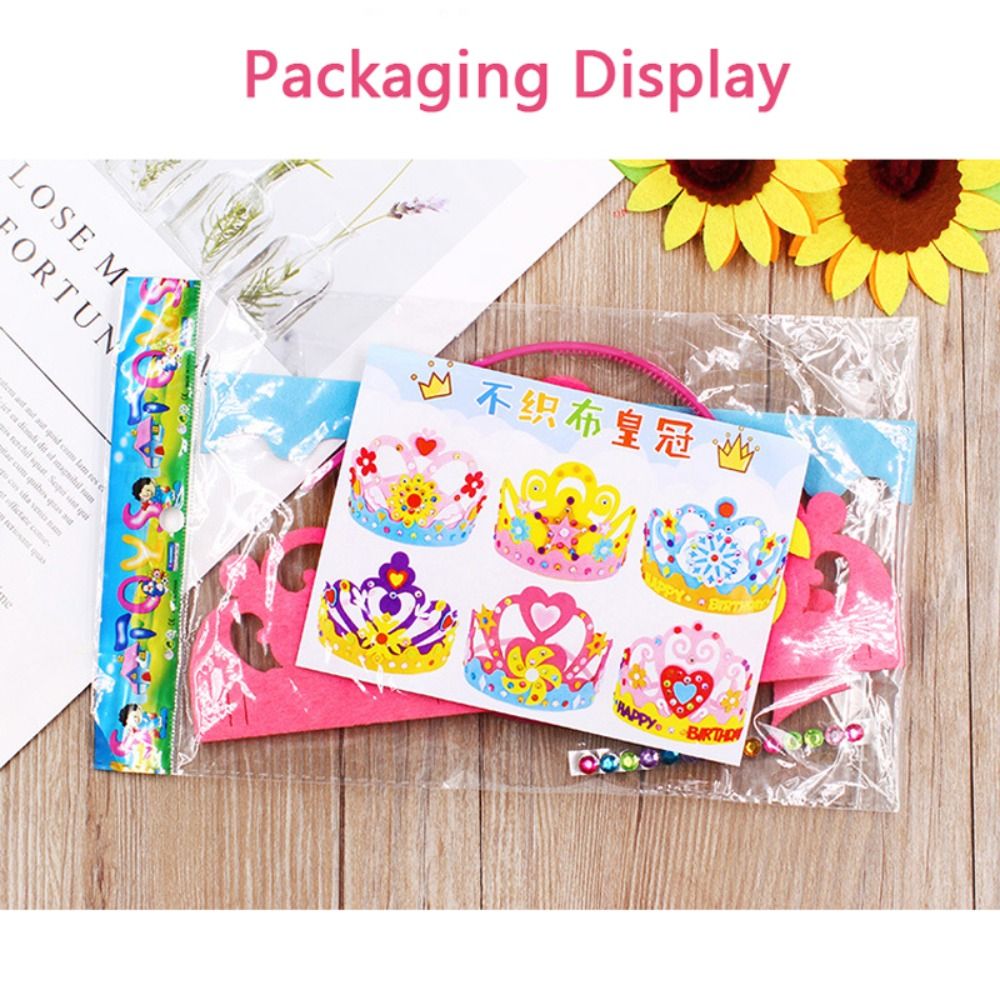 Children's Non-woven DIY Crown - Art Craft 5 Year Old のレビューと価格