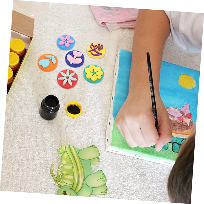 6Pcs/bag Foam Stamps for Paint - Art Craft For 3 Year Old のレビューと価格