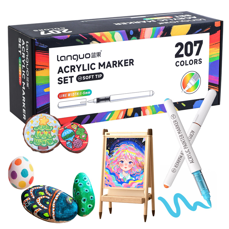 207 Colors/Set Acrylic Paint A - Art Craft Notebook のレビューと価格