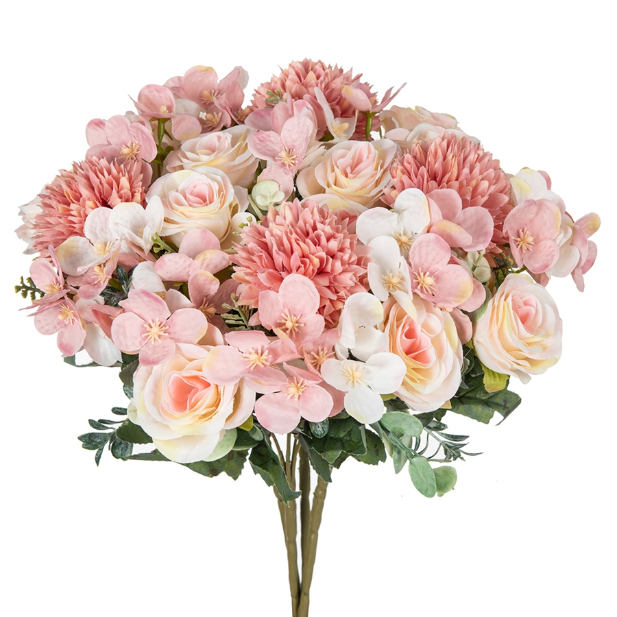 1/4pcs Artificial Flower Rose  - Art Craft Vase のレビューと価格