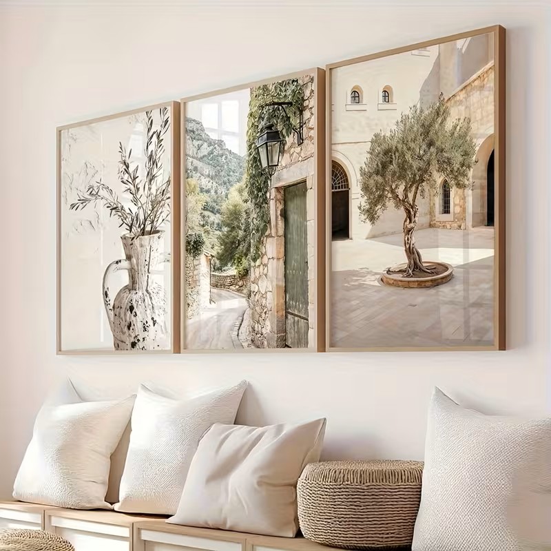 3pcs Olive Branch Vases Stone- - Art Craft Vase のレビューと価格
