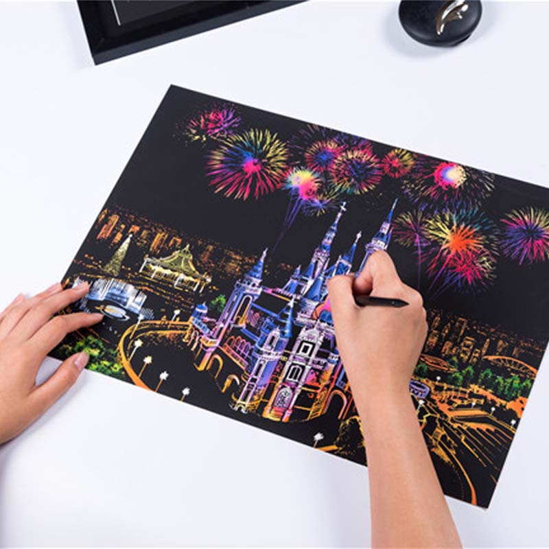 New Creative Magic Scratch Art - Art Craft Notebook のレビューと価格