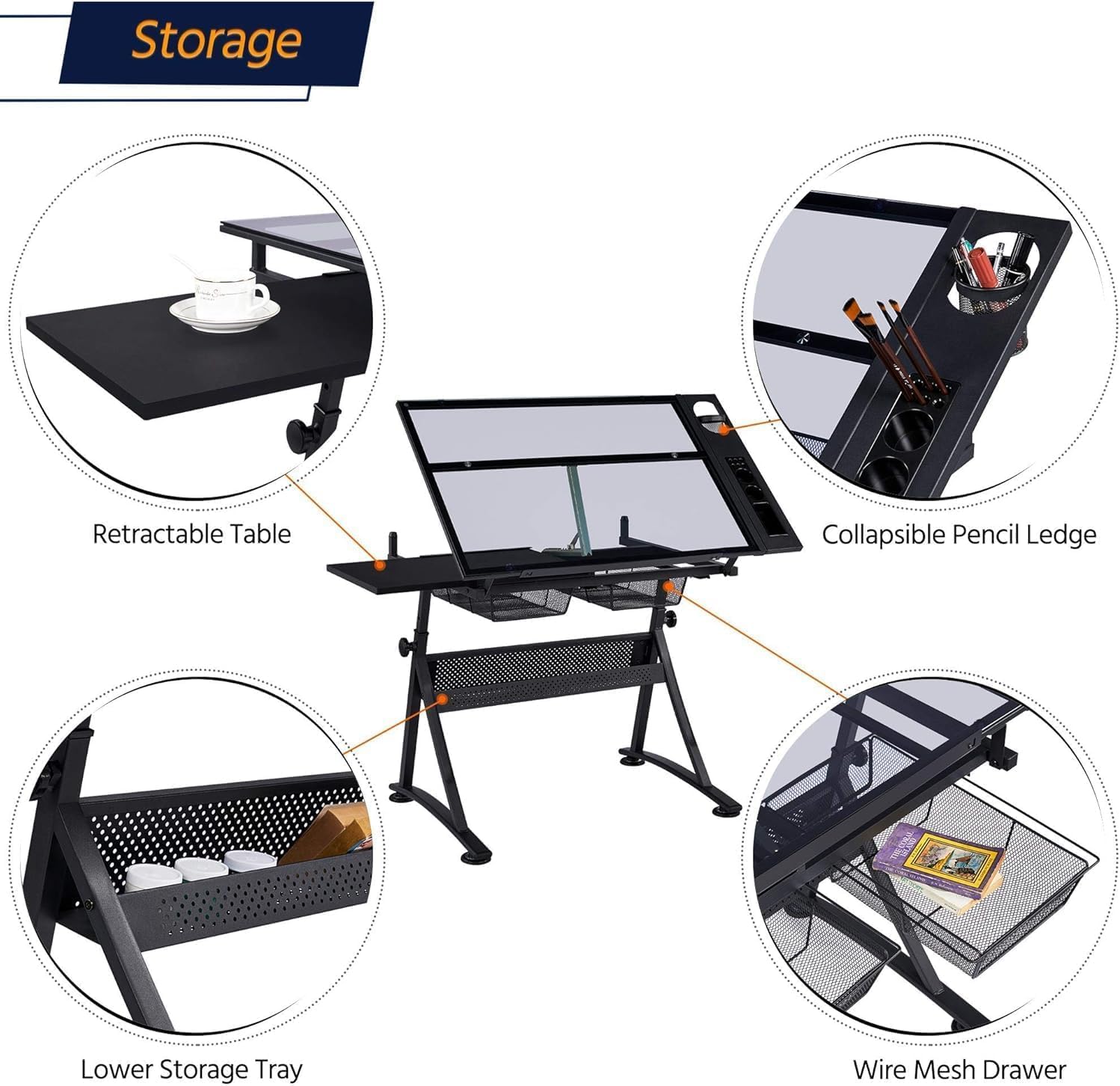 Table w/Stool, Height Adjustab - Art & Craft Supplies のレビューと価格
