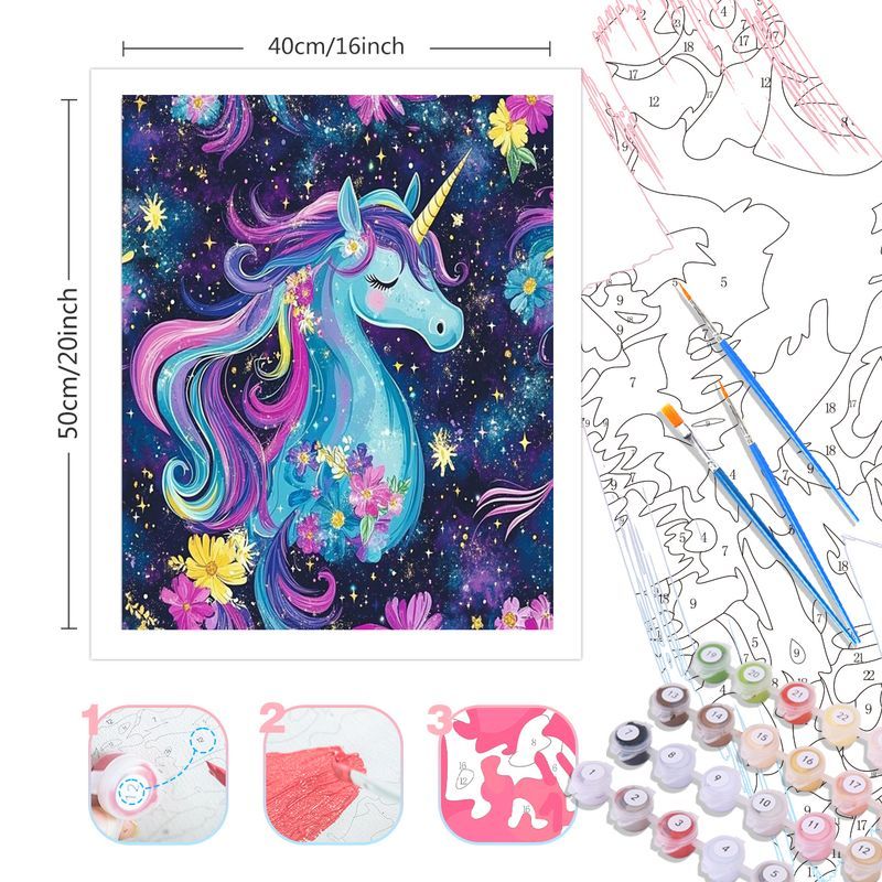 PhotoCustom Purple Unicorn Pai - Art Craft Unicorn のレビューと価格