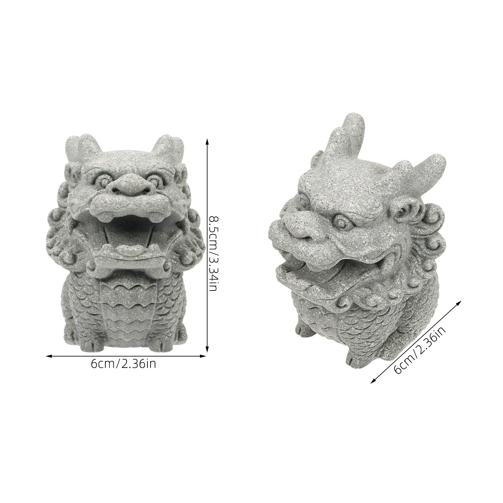 Stone Lion Paperweight Decorat - Art Craft Lion のレビューと価格