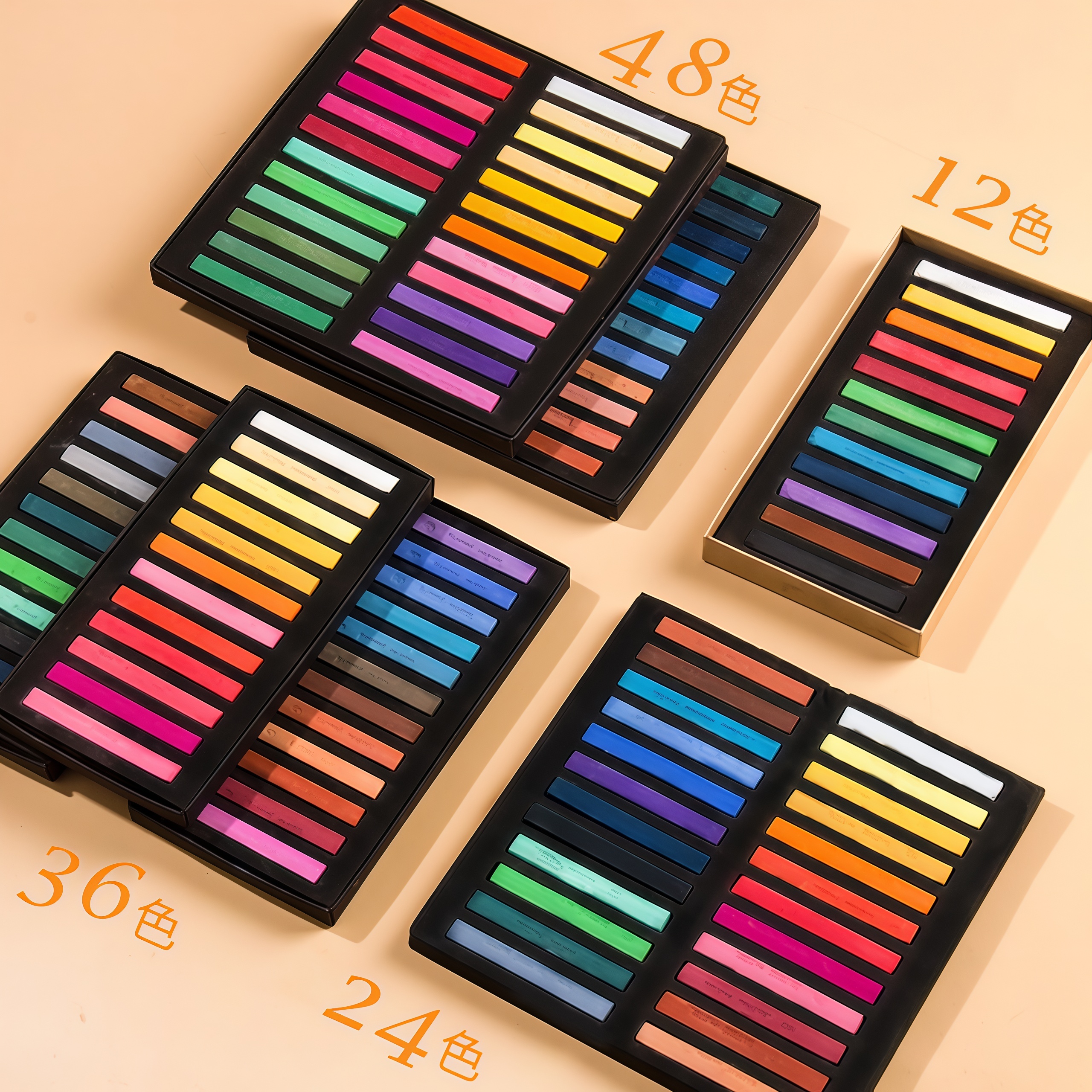 12/24/36/48 Colors/Set Art Dra - Chalk Pastel Set のレビューと価格
