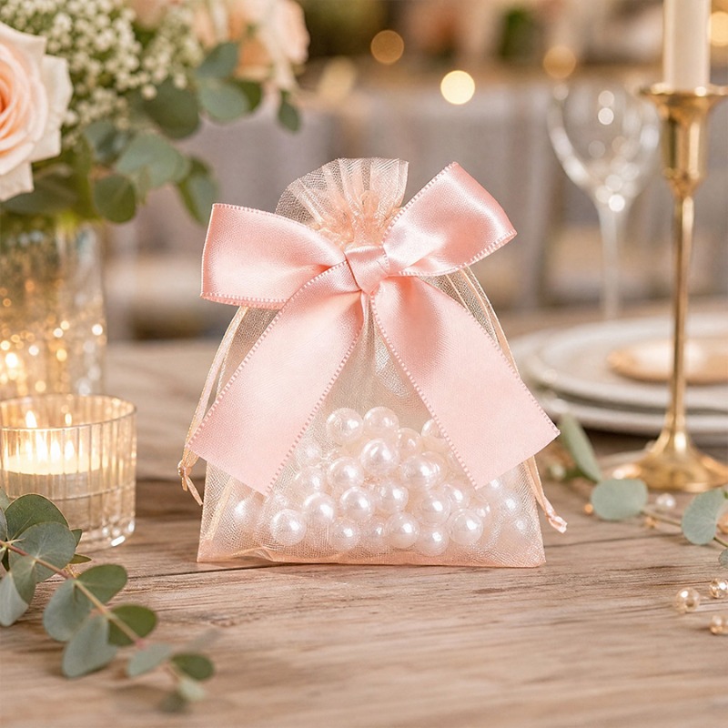 10/20pcs Pink Bow Gift Bags Tr - Art Craft And Cloth のレビューと価格