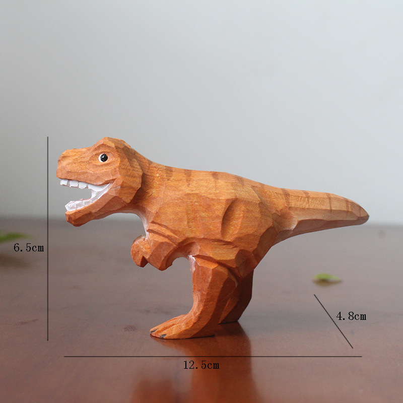 Handcarved Basswood Dinosaur S - Dinosaur And Craft のレビューと価格