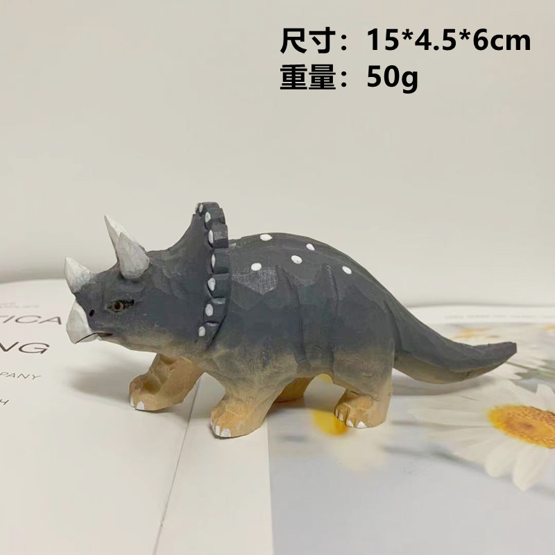 Handcarved Basswood Dinosaur S - Dinosaur And Craft のレビューと価格