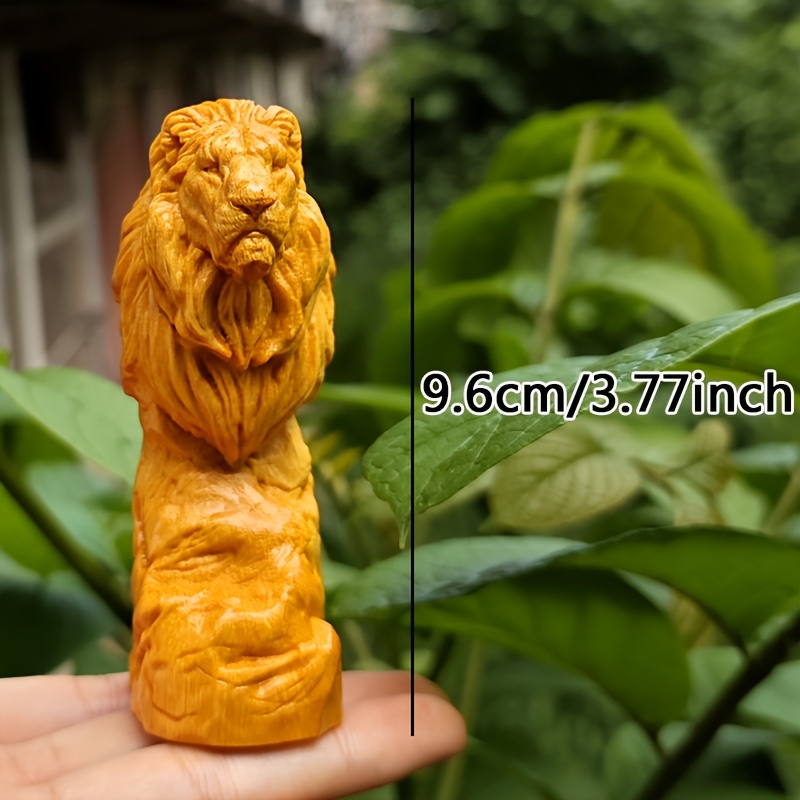 Forest-Style Wooden Lion Head  - Art Craft Lion のレビューと価格