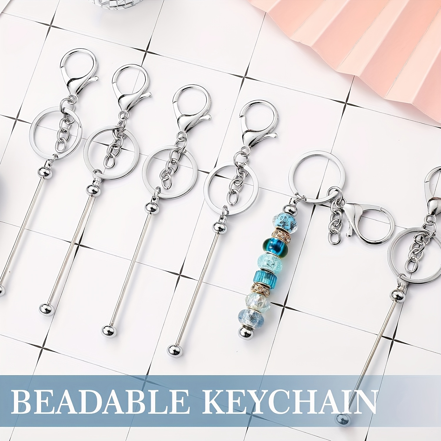 DIY Beaded Keychain Set Handma - Art Craft Gifts のレビューと価格