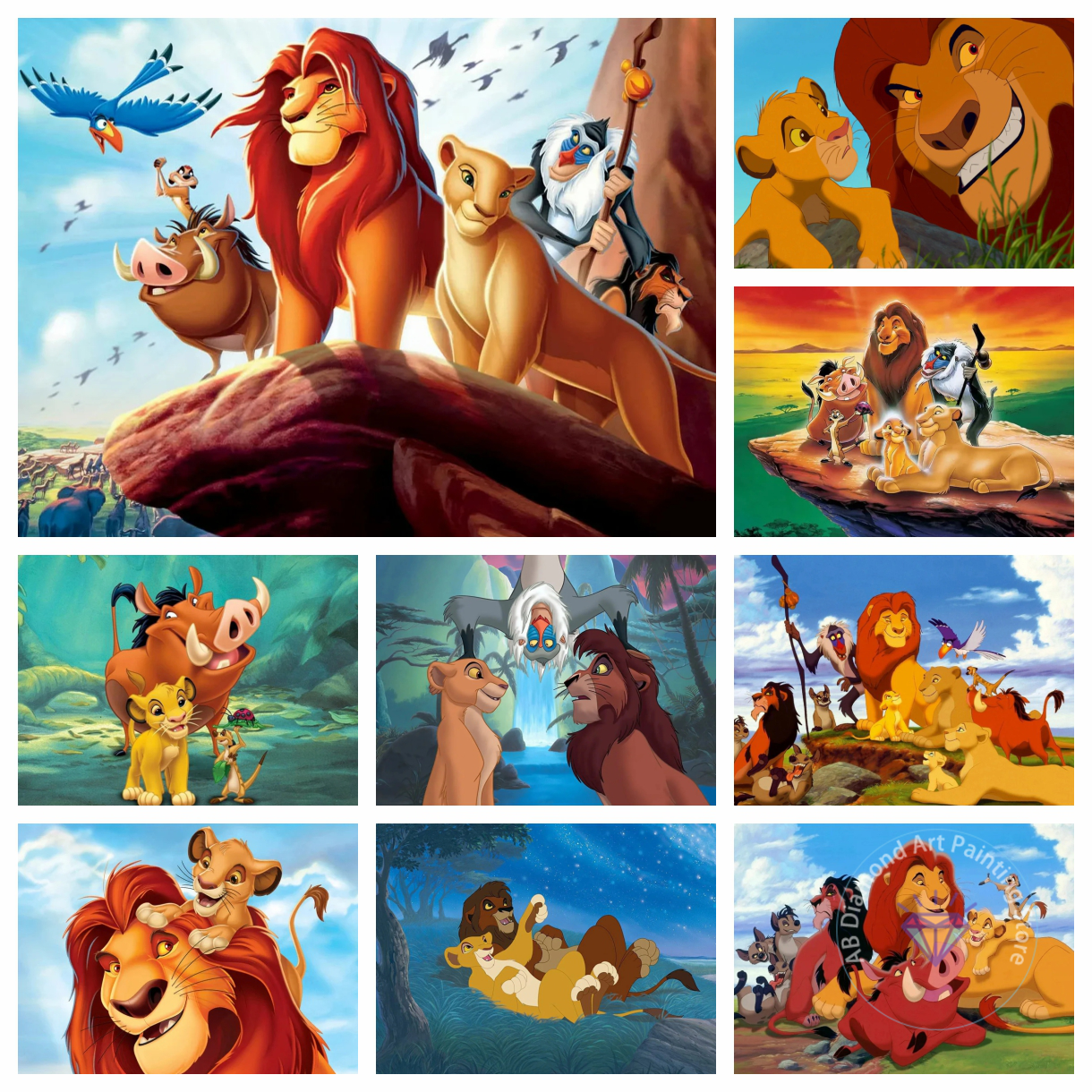 The Lion King AB Diamond Paint - Art Craft Lion のレビューと価格