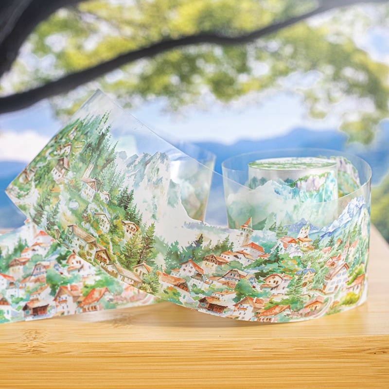 6 Rolls 6Cm×200Cm Village Them - Art Craft Notebook のレビューと価格