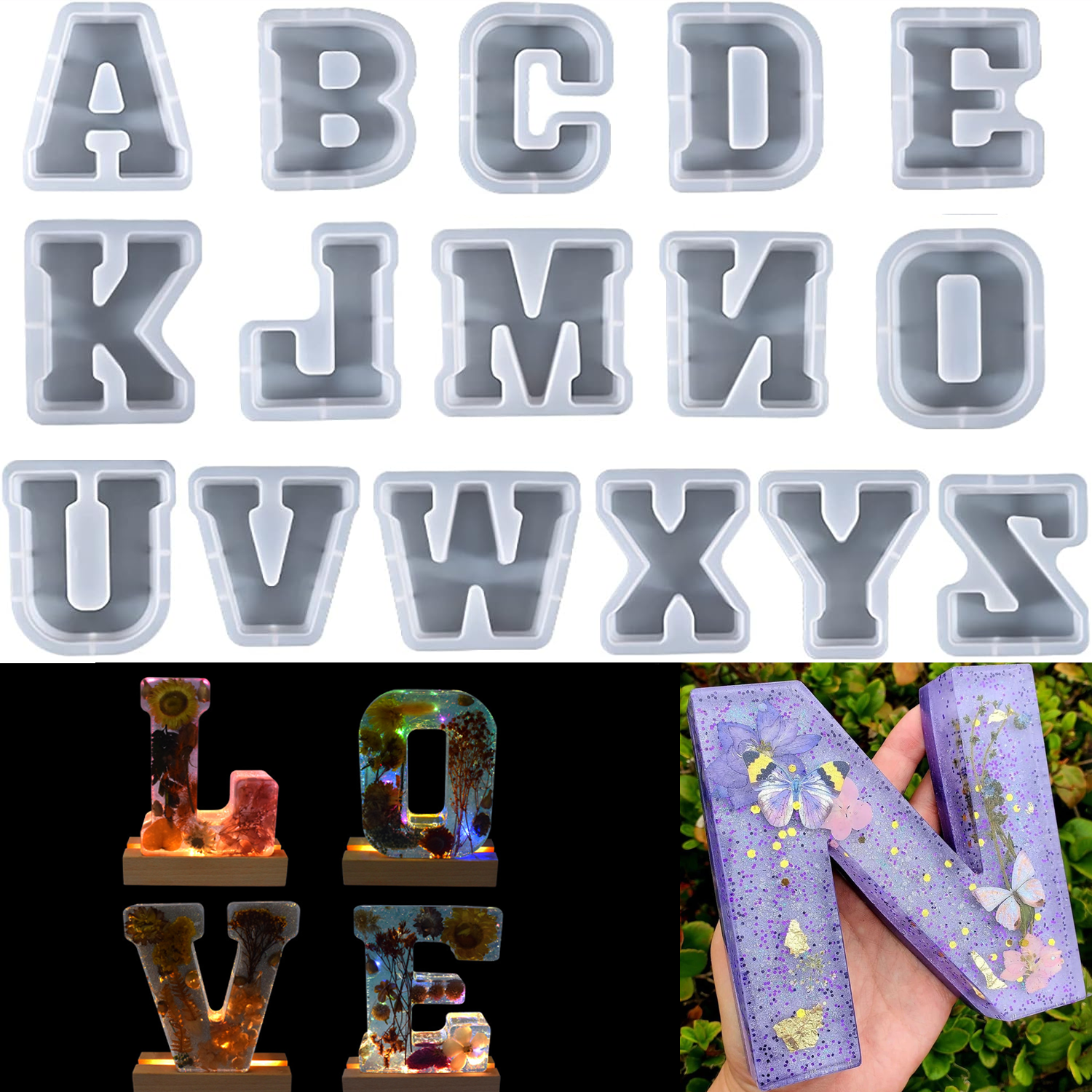 7 Inch Large Letter Silicone M - Art And Craft Letter Z のレビューと価格