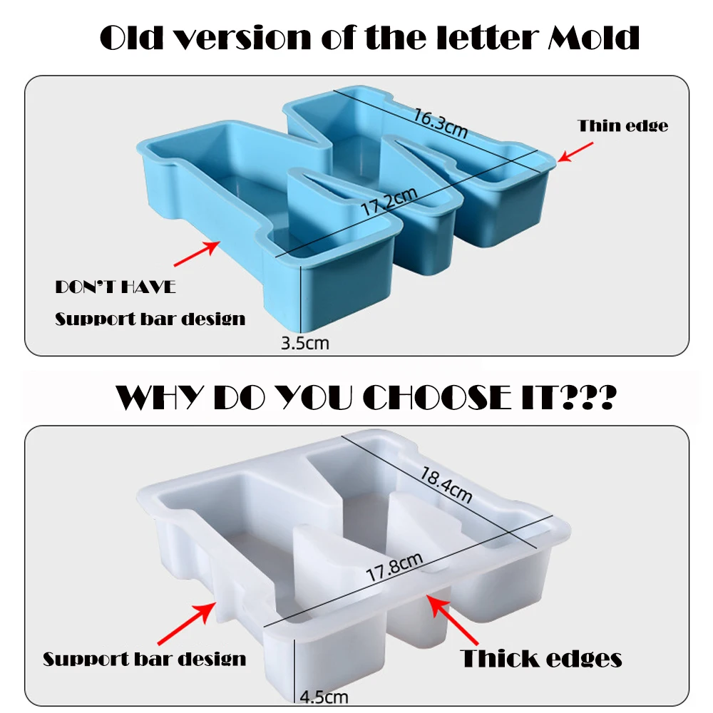 7 Inch Large Letter Silicone M - Art And Craft Letter Z のレビューと価格